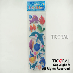 STICKER PECES AFELPADO BRILLO (25X9CM) HS5645-1 x 12